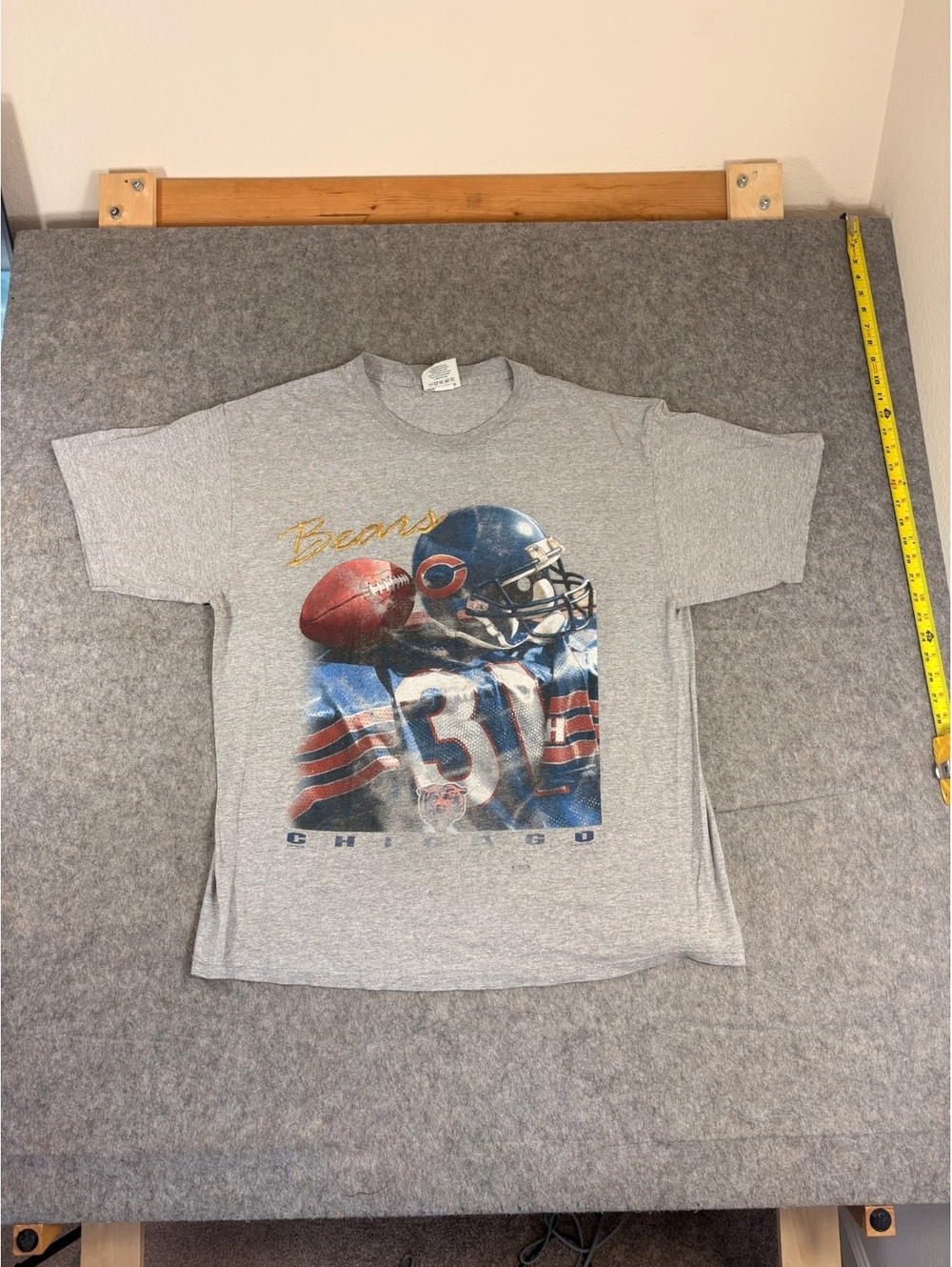 Vintage Chicago Bears gray graphic T-shirt size XL